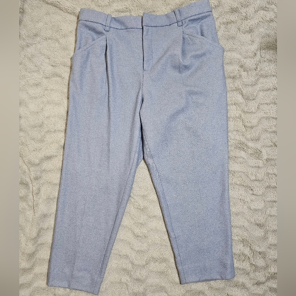 Banana Republic Super High Rise Crop Wool Knit Trousers 18 - Picture 2 of 10